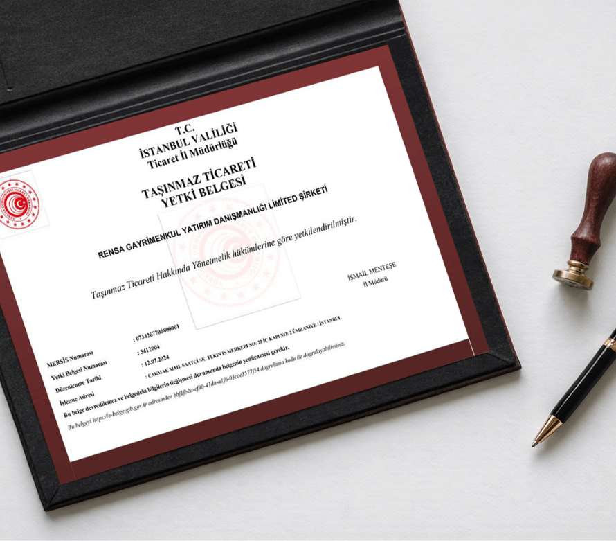 Ticari Taşınmaz Yetki Belgesi